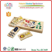 matching numbers to shapes math with wooden numbers educational puzzle